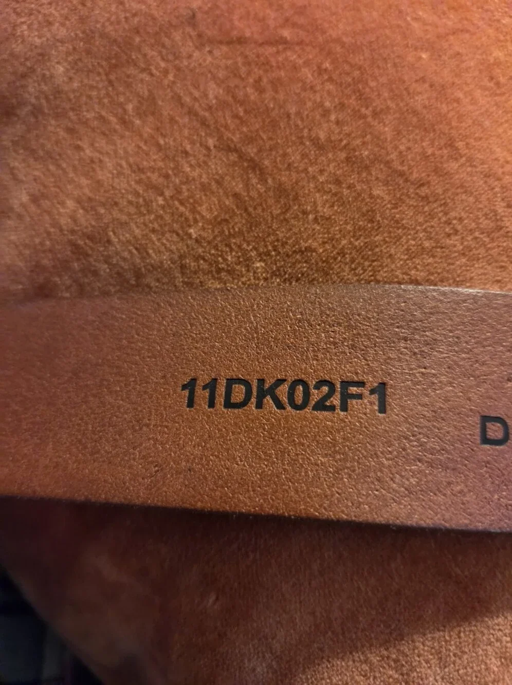 MENS DOCKERS BROWN LEATHER BELT